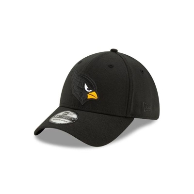 Black Arizona Cardinals Hat - New Era NFL NFL Logo Elements 2.0 39THIRTY Stretch Fit Caps USA1409652